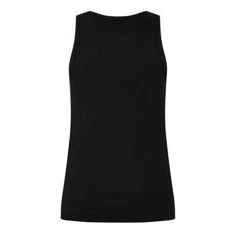 Slim fit tank top in cotton with 4G detail 